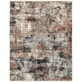 thumbnail image 2 of Cool Grey/Spice Abstract Area Rug 2'6" x 3'8" 3' x 5' Indoor Entryway, Kitchen, Bedroom, 2 of 5