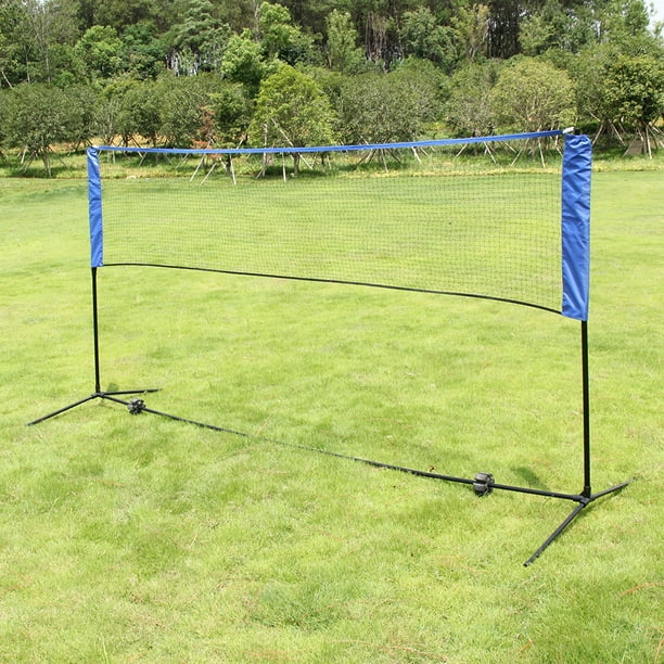 OTVIAP Badminton Net Rack,Portable Adjustable Badminton Net Rack for Indoor and Outdoor Places