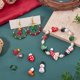 thumbnail image 3 of Cuentas Espaciadoras de Vidrio Craftdady Navidad 14Pzs para Joyería DIY, 3 of 9