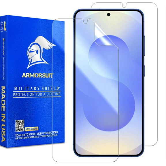 ArmorSuit 2 Pack for Samsung Galaxy S25 (6.2") Screen Protector Case Friendly MilitaryShield HD Clear Film - Made in USA
