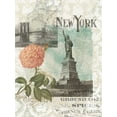 thumbnail image 2 of Goldberger, Jennifer 15x18 Black Ornate Wood Framed with Double Matting Museum Art Print Titled - Visiting New York, 2 of 4