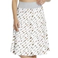 thumbnail image 1 of Women's Arrows Prehistoric Ornaments A-line Printed Skirt Casual Wear, XL, Multicolor Brown, by Ambesonne, 1 of 1