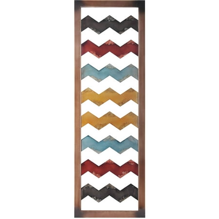  Elements  Rustic Metal Chevron Wall  Decor  Walmart com
