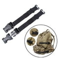 thumbnail image 5 of FNNMNNR Final Clearance! 4Packs Nylon Strap Sternum Harnas Vaste Riem + Dual Release Verstelbare Gesp Outdoor Camping Tactische Rugzak Accessoires Black, 5 of 6