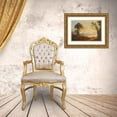 thumbnail image 3 of Joseph Rebell 24x19 Gold Ornate Framed and Double Matted Museum Art Print Titled - Italian Landscape with Sunset (1825), 3 of 4