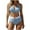 Black B, variant on Women's Halter Bikini Set Padded Top Briefs Bottom Adjustable Neck Strap Tie Side Closure Seductive Swimsuit for Beach Pool Summer Fun