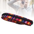 thumbnail image 1 of Camera Neck Strap, DSLR Mirrorless Shoulder Wrist Strap, Adjustable Length, Non Slip, Ethnic Woven Fabric with Cushioned Inner Layer for Travel Photography, 1 of 7
