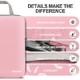 thumbnail image 4 of Gonex 4 Set Compression Packing Cubes for Travel Expandable Luggage Organizers Bags for Carry on Suitcases, 4 of 10