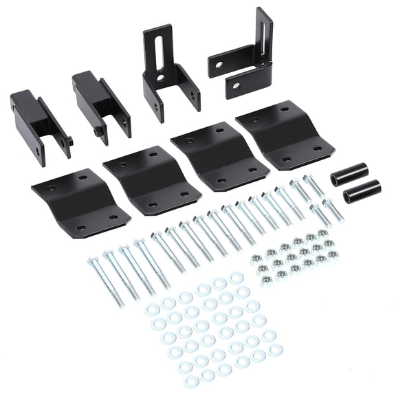 4'' Block Lift Kit Compatible with 1985-1994 Yamaha G2 G9 Gas Electric Models 20" Tires Front & Rear Golf Cart Block Mount Bracket Kits