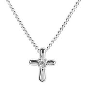 Dicksons First Communion Petal Cross 16 Inch Girl's Necklace on Presentation Card