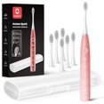 thumbnail image 1 of wonima02 Electric Toothbrush for Adults, 150 Days Battery Life Electric Toothbrush, USB Rechargeable Sonic Travel Toothbrush with 6 Brush Heads & Travel Case, 5 Modes and Smart Timer, 1 of 1
