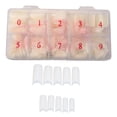 thumbnail image 1 of 1 Box Multi Color Plain Fake Nail Pieces for Easy DIY Manicure at Home Plastic, 1 of 8
