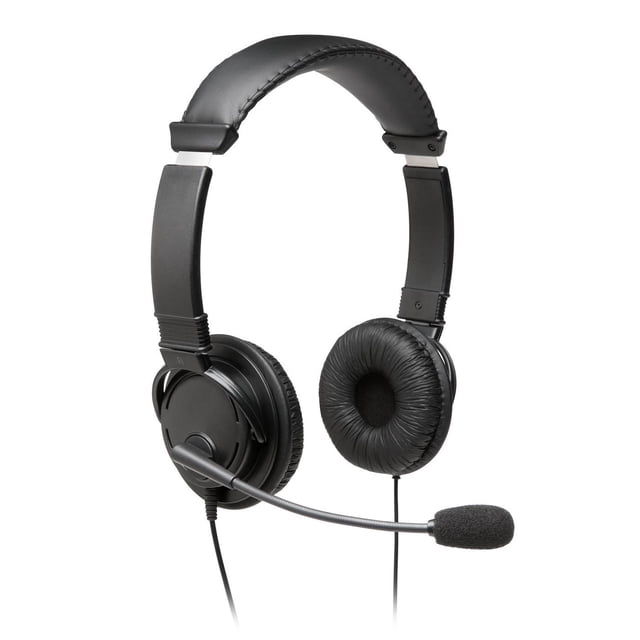 Auriculares USB-A Clásicos con Micrófono KENSINGTON K97601WW, Negro