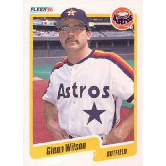 1990 Fleer Baseball 240 Glenn Wilson Houston Astros
