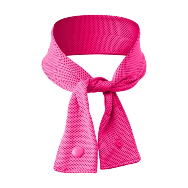 Almencla Foulard Glacée Respirante Sport Refroidissante pour le Cou pour Randonnée Cyclisme Intérieur Rose Rouge