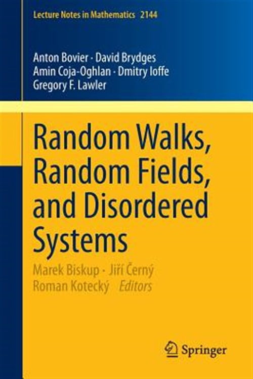 Pre-Owned Lecture Notes in Mathematics: Random Walks, Random Fields, and Disordered Systems (Paperback)