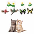 thumbnail image 2 of Funny Electric Rotating Butterfly Bird Rod Wire Cat Teaser Play Toy For Pet Cat Kitten, 2 of 5