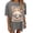 Z3 Grey, variant on Trendfront Womens Summer Crew Neck Short Sleeve Tops Oversized Western Cowboy Graphic Tees Pattern Printed Retro Style T-Shirts