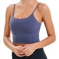 thumbnail image 1 of Sujetador deportivo acolchado para mujer, camisetas para correr y entrenamiento físico, camiseta sin mangas para Yoga, 1 of 5