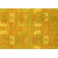 thumbnail image 1 of Ahgly Company Machine Washable Indoor Rectangle Abstract Yellow Modern Area Rugs, 8' x 10', 1 of 4