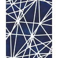 thumbnail image 2 of Popp, Grace 20x24 Black Ornate Wood Framed with Double Matting Museum Art Print Titled - Indigo Pattern I, 2 of 4