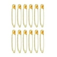 thumbnail image 1 of 10Pcs/12Pcs Large Safety Pins 2 Inch Decorative Rhinestone Brooch Women Brooch Pins For Clothes, 1 of 8
