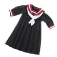 thumbnail image 4 of de Escolar de Muñeca, Regale a Niñas Ropa de de Juguete para , Cumpleaños y Vacaciones Negro CUTICAT Vestido de muñeca de 12 pulgadas, 4 of 8