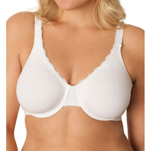 Women's Fruit Of The Loom 9292 Extreme Comfort Bra (White W/ White Lace 36B)