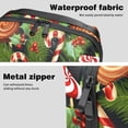 thumbnail image 4 of Christmas Electronic Travel Case Organizer USB Case Charger Phone Case Cable Organizer, Oxford Fabric Waterproof Portable Digital Storage Bag for Cables, Chargers, Phones - 5.9x9.44x3.14 in, 4 of 6