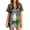 Green, variant on Women's 2-Piece Halloween Pajama Set Short Sleeve Top with Chest Pocket and Matching Shorts Fun Print Sleepwear Loungewear Summer Night for Women Comfy Home Purple S