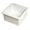 White, variant on White Square 18" x 18" Undermount / Drop In Fireclay Prep Sink