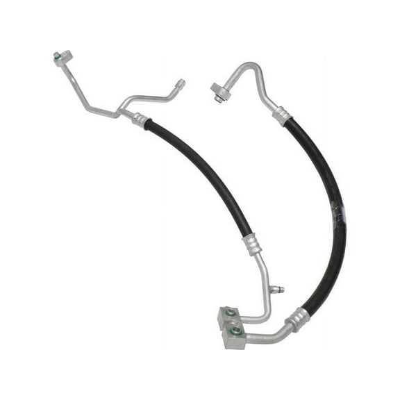 A/C Manifold Hose Assembly - Compatible with 1999 - 2003 Ford F-250 Super Duty 7.3L V8 VIN F Mechanical Turbocharged OHV Diesel 2000 2001 2002