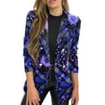 thumbnail image 1 of Chaqueta de mujer Verano Moda Color sólido Delgado Manga larga Trajes de doble botonadura Chaqueta pequeña Odeerbi ODB-2, 1 of 5
