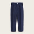 thumbnail image 3 of CPNG Boys Striped Dress Pants Straight Pants Elastic High Waist School Uniform Pants Classic Spring Autumn Uniform Pants(Blue,12-18 Months), 3 of 3