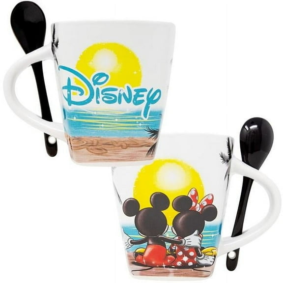 Disney Disney Mickey Mouse Sunset Mug with Spoon