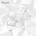 X Rocker Midnight Pro Series H3 2.1 Wired Floor Rocker Black