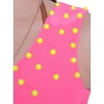 thumbnail image 4 of S/M Fit Pink with Bright Neon Yellow Stud Embellished Bodice Tank Top, 4 of 4
