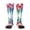 2 Black-2, variant on Women's Knee High Socks Paint Splatter Colorful Thermal Soft Knee Long Socks