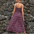 thumbnail image 4 of Fankiway Mode Femmes Été Imprimé Camisole Sans Manches Col en V Dos Nu Robe Décontractée Robes de Plage Grande Taille Robes pour Femmes, 4 of 5