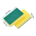 thumbnail image 3 of Car Cleaning Sponge 2Pcs Kitchen Cleaning Sponges Eco Non Scratch for Dish Scrub Sponges, 3 of 6