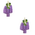thumbnail image 2 of kurtrusly 122pack/lot Elegant Artificial Flower With Realistic Appearance - Low Maintenance Long-lasting light purple 2Set, 2 of 6