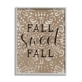 thumbnail image 5 of Stupell Industries Fall Sweet Fall Phrase Vintage Brown Fractal Pattern Graphic Art Gray Framed Art Print Wall Art, 11x14, by Daphne Polselli, 5 of 5