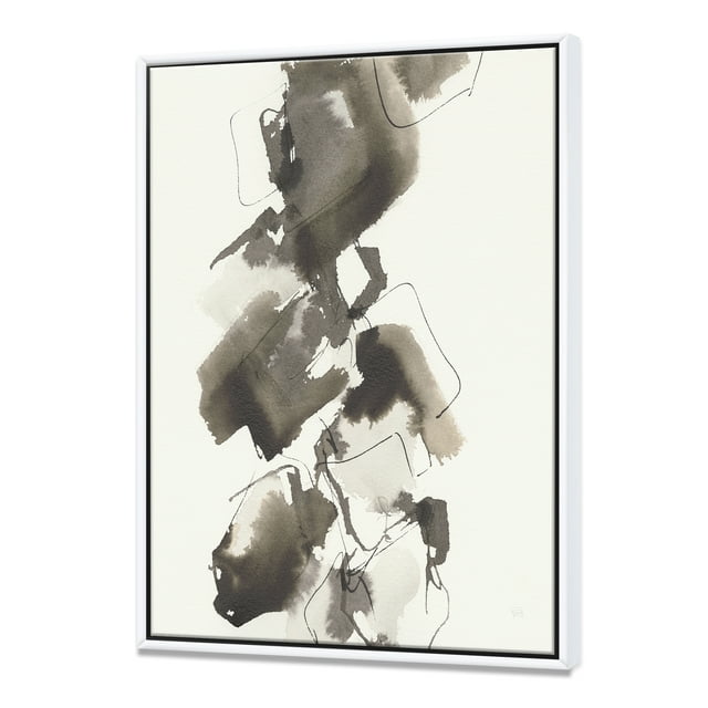 Geometric Glam Square I - Modern & Contemporary Framed Canvas