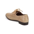 thumbnail image 3 of Breckelles DE12 Women Glitter Shimmer Pointy Toe Spectator Oxford Flat, 3 of 5