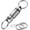 1pc Magnetic Key Holder, variant on Titanium Quick Release Keychain, Retractable Key Chain Detachable Keychain Clip,Pull Apart Key Rings for Men Women