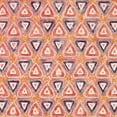 thumbnail image 3 of SAFAVIEH Trace Salazar Geometric Triangles Wool Area Rug, Red/Navy, 5' x 8', 3 of 4