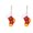 B, variant on BingTong Felt Christmas Ornaments For Christmas Tree, Soft 3D Fabric Candy Cane Xmas Tree Ornament, Santa Claus Stocking Snowman Felt Ornaments For Home Wall Party Decorations F