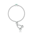 thumbnail image 3 of ANGARA Natural Bezel-Set Oval Emerald Bolo Ring in 14K White Gold for Women (Size-4x3mm) | May Birthstone, Birthday, Anniversary, Jewelry Gift for Women | Natural Emerald Ring, 3 of 8
