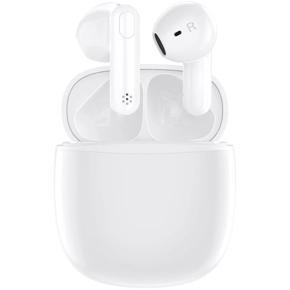 Auriculares inalámbricos Jrwaro Bluethooth 5.3 HiFi Stereo IPX6 blancos