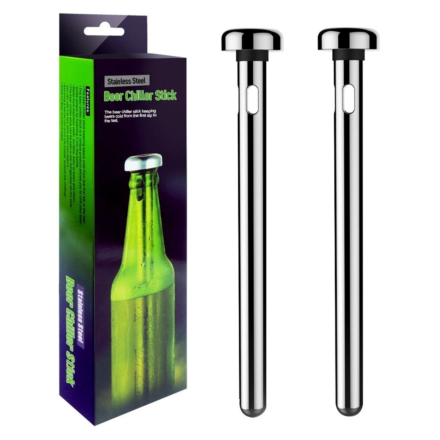 Stainless Steel Beer Chiller Stick Beer Chiller Stick Portable Beverage  Cooling Ice Cooler Beer Kitchen Tools Party Supplies - AliExpress